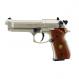 Umarex Beretta M92 FS Pistol - Nickel & Walnut