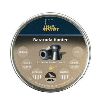 H&N Baracuda Hunter Pellets - .177