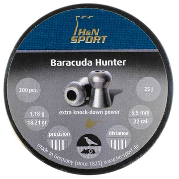 H&N Baracuda Hunter Pellets - .22