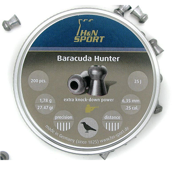 H&N Baracuda Hunter Pellets - .25