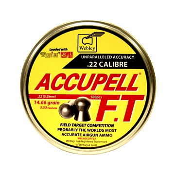 Webley Accupell FT Pellets - .22